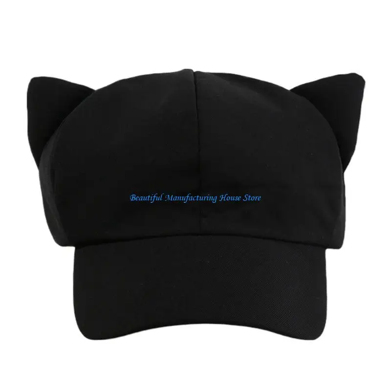 e56a-teen-baseball-hat-with-cats-ear-travel-outdoor-octagonal-hat-for-beach-getaways