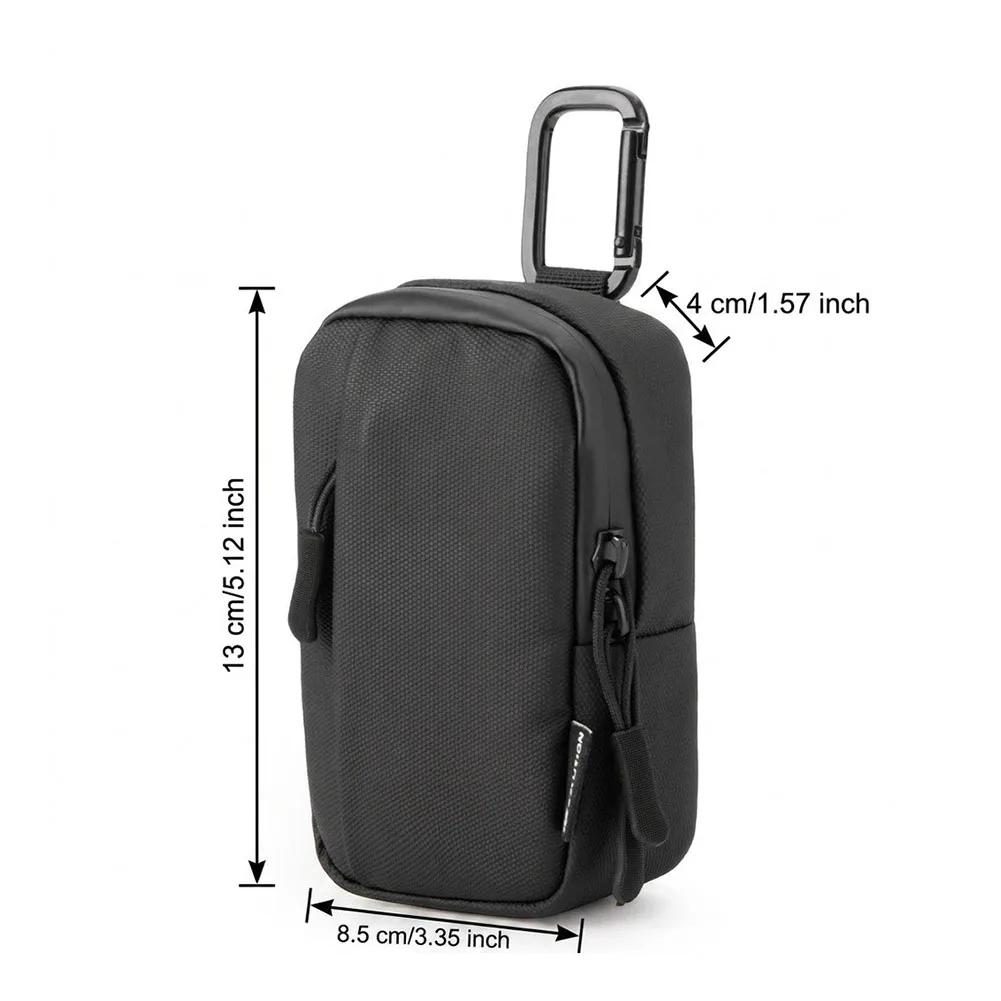 Carrying Case for OM System Cameras TG4 through TG7 Waterproof 900D Exterior Soft Plush Interior Dual Zipper Main Compartment