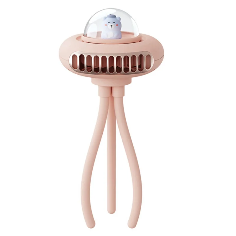 

-A95Z Вентилятор для коляски Портативный гибкий штатив с зажимом Вентилятор 4-скоростной ручной персональный вентилятор для автомобильной кроватки Велосипедная беговая дорожка