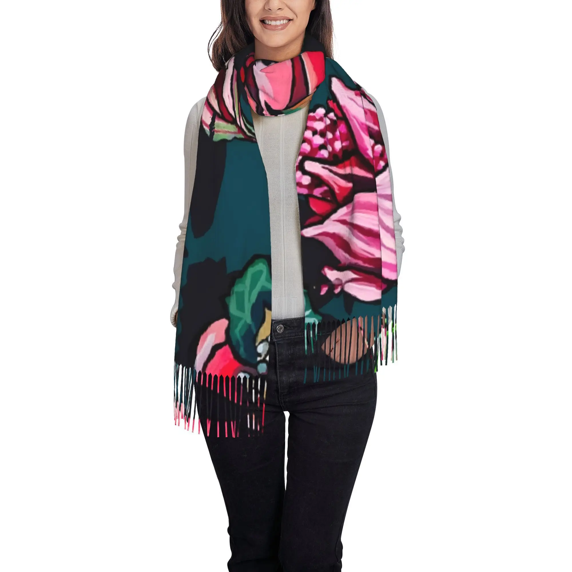A Single Item Featuring Soft And Warm Australian Local Tropical Botanical Designs in Earthy Colors, Perfect for Autumn, Winter