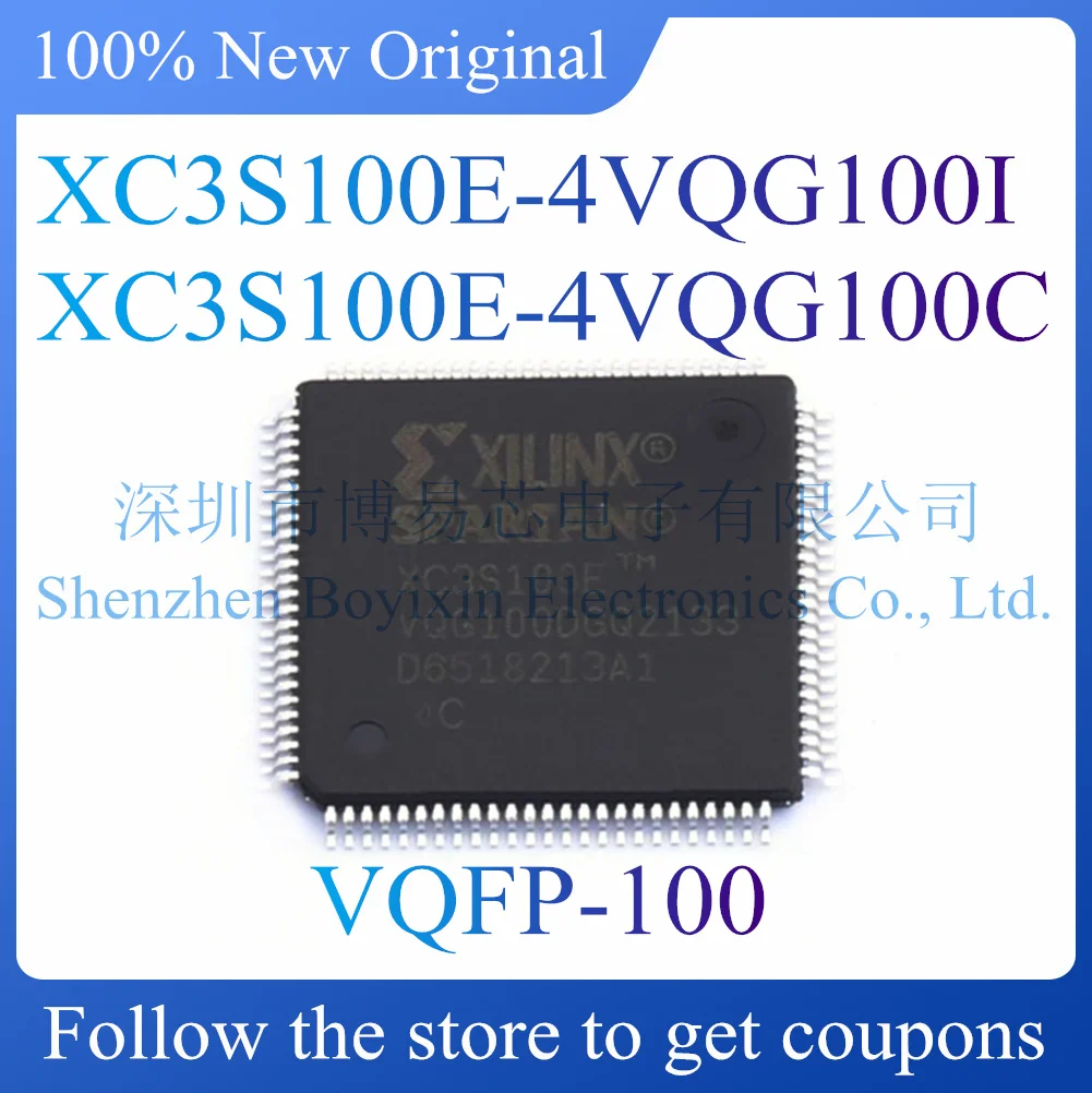 NEW XC3S100E-4VQG100I XC3S100E-4VQG100C.Original Product.