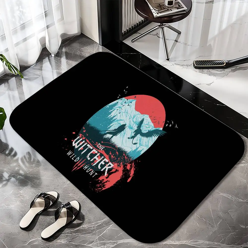 

The W-Witchers Table Floor Mat Printed Large Carpets Room And Bedroom Carpets Bathroom Anti Slip Door MATS Small Carpets