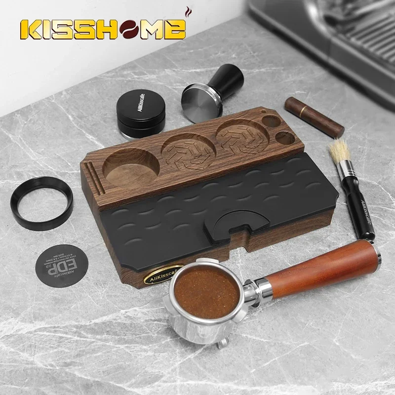 

AliKisscafe Espresso Tamper Station Portafilter Stand Holder Barista Support For Delonghi Breville Coffee Maker Accessories Tool