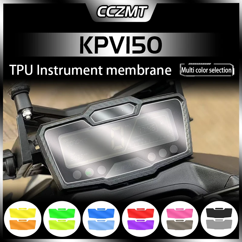 For LIFAN KPV150 headlight instrument film transparent smoked black protective film rearview mirror film waterproof modification