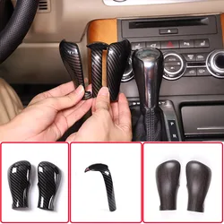 For Land Rover Range Rover Vogue L322 Sport L320 RR Sport 2005-2013 ABS Carbon Fiber Car Gear Head Cover Sticker Car Accessories