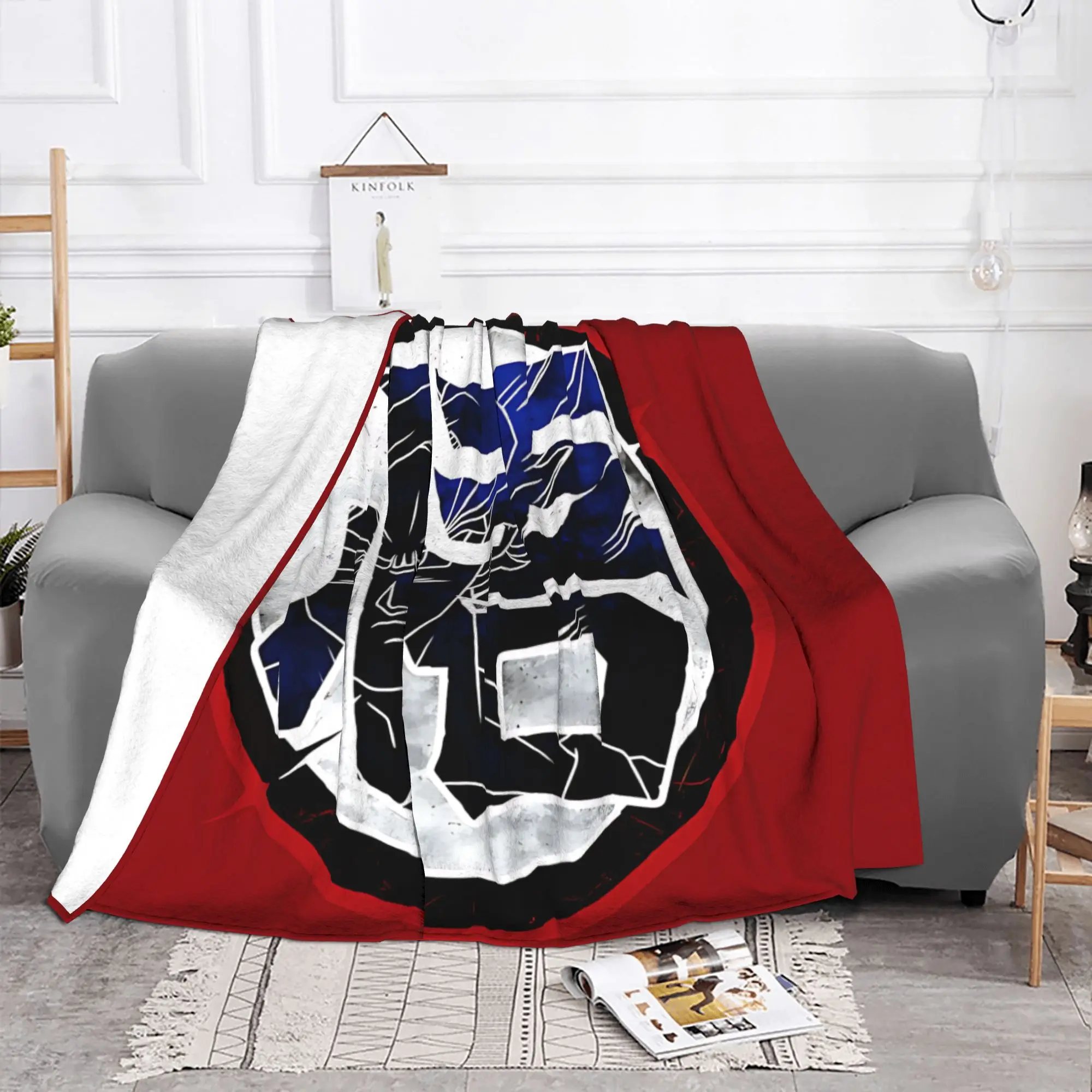 1PC Son Goku Anime Dragon Balls home room decorations Winter Blankets for Adults Bedding Home Interior Sofa Knee