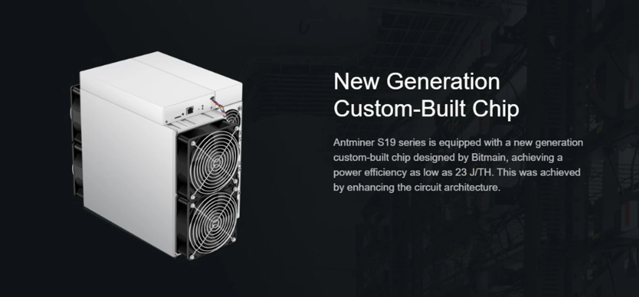 Imagem -05 - Bitcoin Miner com Fonte de Alimentação Incluída Usado Antminer 95th 3250w Bitmain Refurbish Cor: 95t Antminer-s19