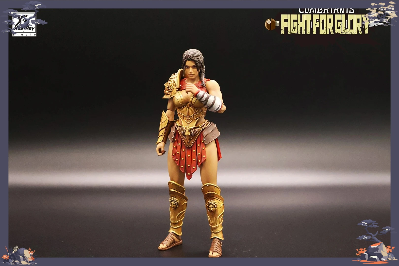 

[Pre-Order]1/12 XesRay Fight For Glory Action Figure Combatants Wave 6 Cassia Berenice Medocus the Thracian Anime Model For Gift
