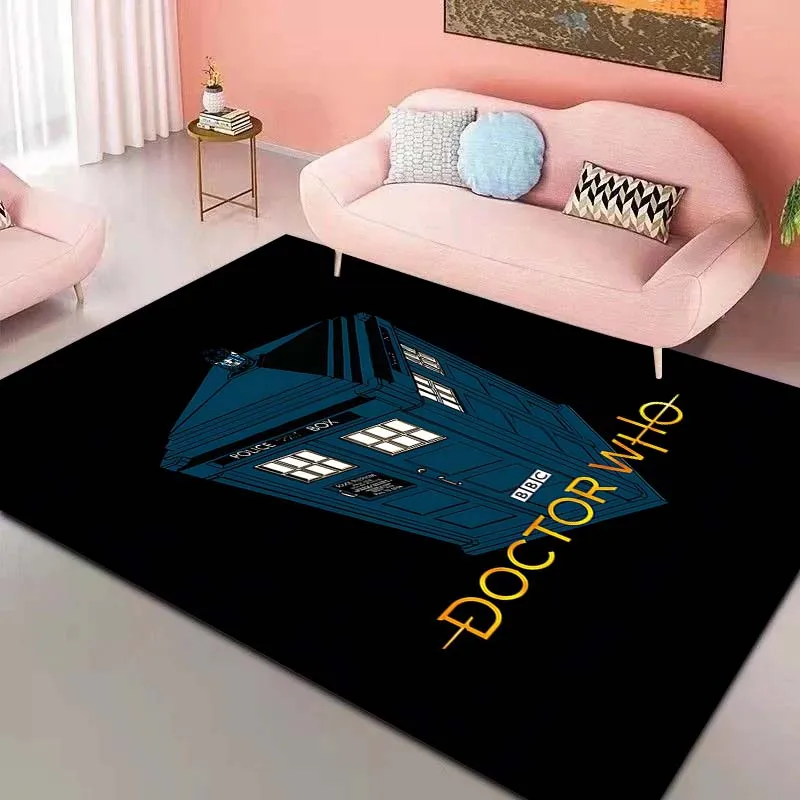 

15 Sizes D-Doctor Wh0 Pattern Rug Carpet for Living Room Bathroom Mat Creative Doormat Carpet for Bedroom Home Decor Sofa Mat