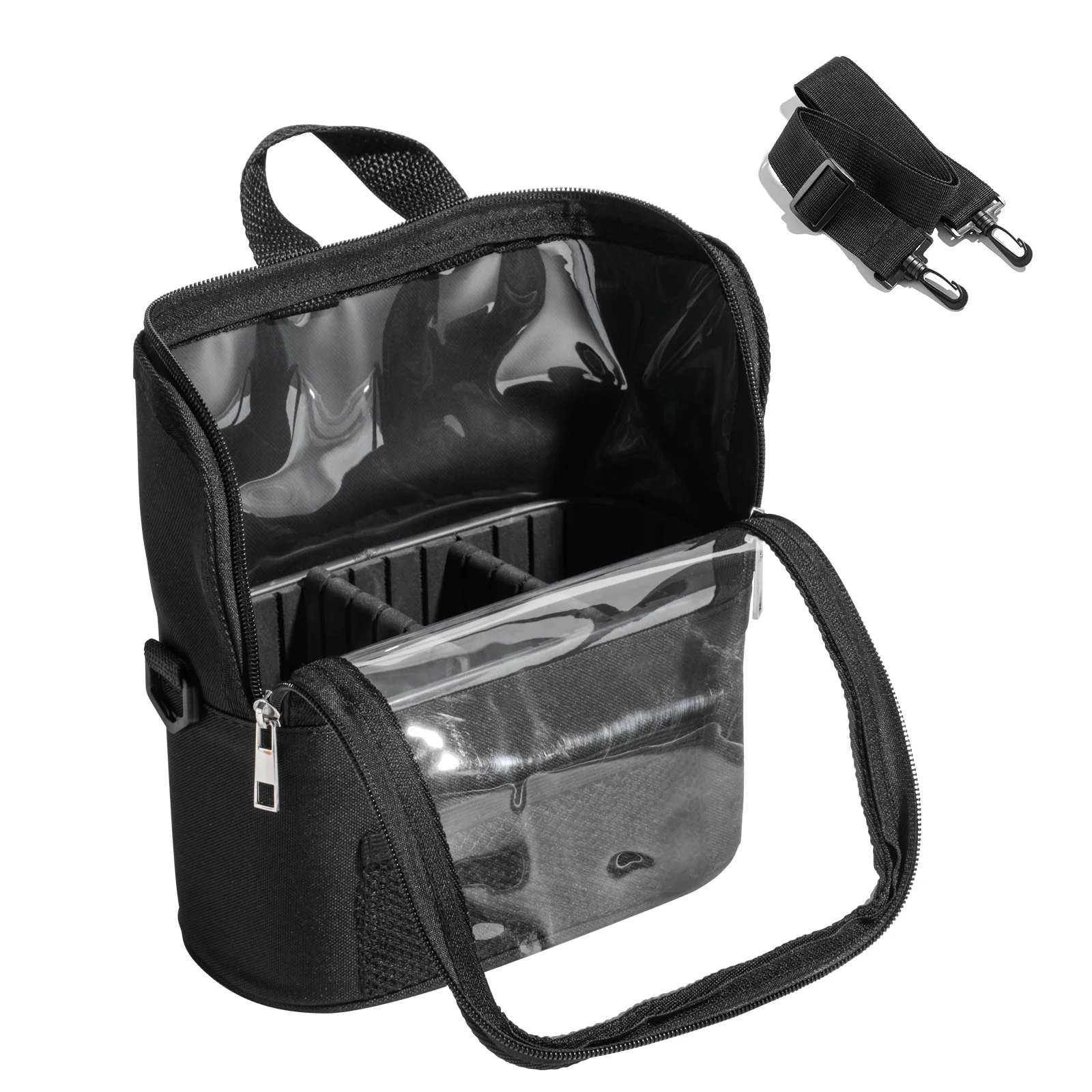 Clear PVC Makeup Bag, 21x10.5x23.5cm