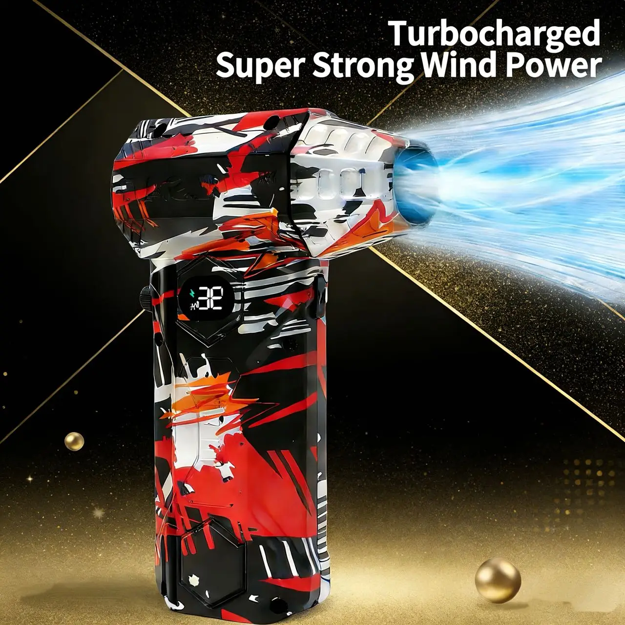 

2026 НОВИНКА L11 Мощный воздуходув 450000 об/мин, бесщеточный, с функцией вакуумного пылесоса, сильный ветер 80 м/с, турбовентилятор, Type-C