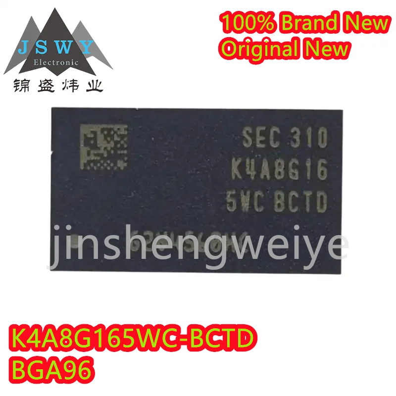 Electronics K4A8G165WC-BCTD K4A8G165WC 100% Brand New Original 8GB Memory Chip IC 1G*8 Package BGA96 DDR4 5~15PCS Free Shipping