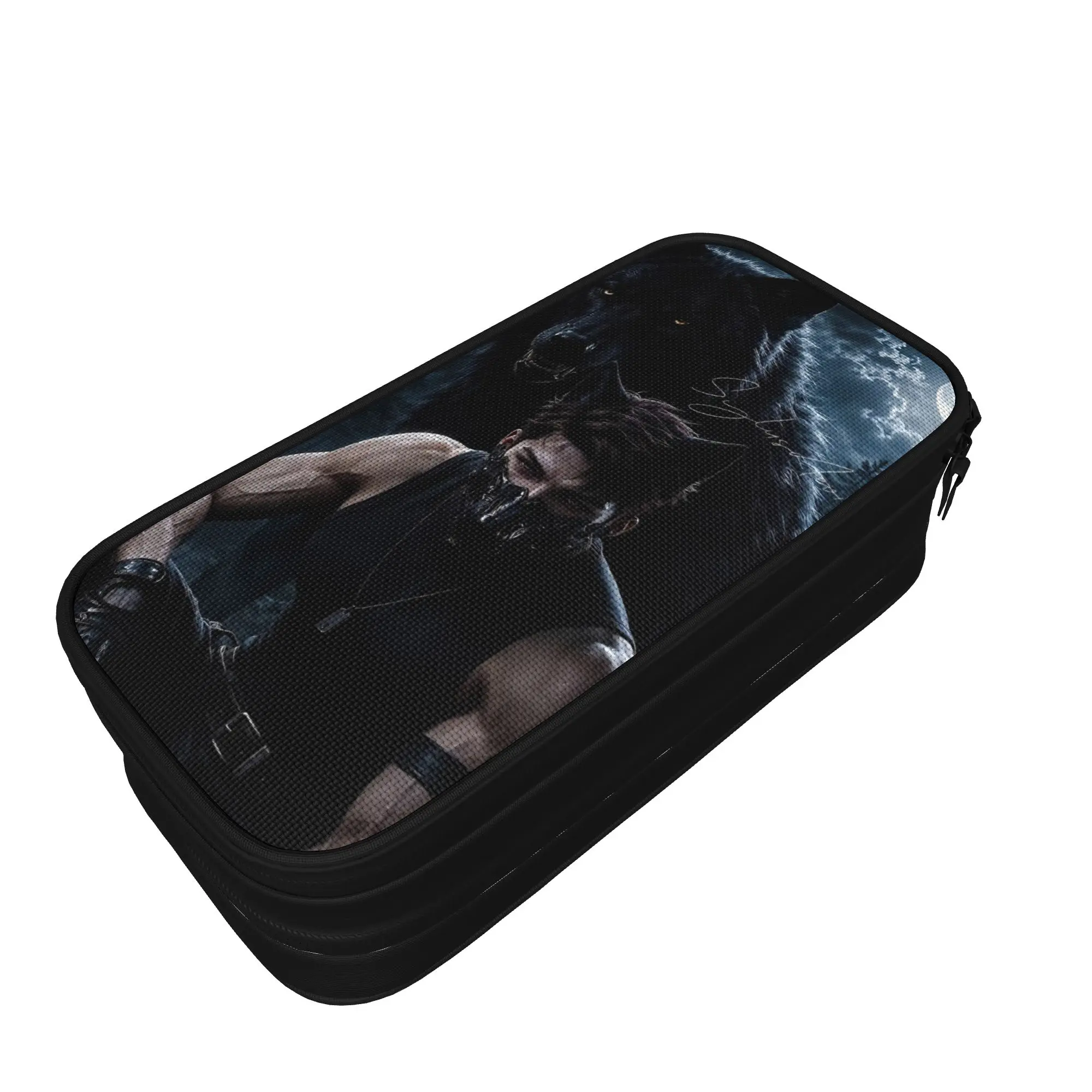 Large-capacity Pencil Case Love and Deepspace Valko Office Supplies  Double Layer Pen Case Women Make Up Bag Amazing Gift