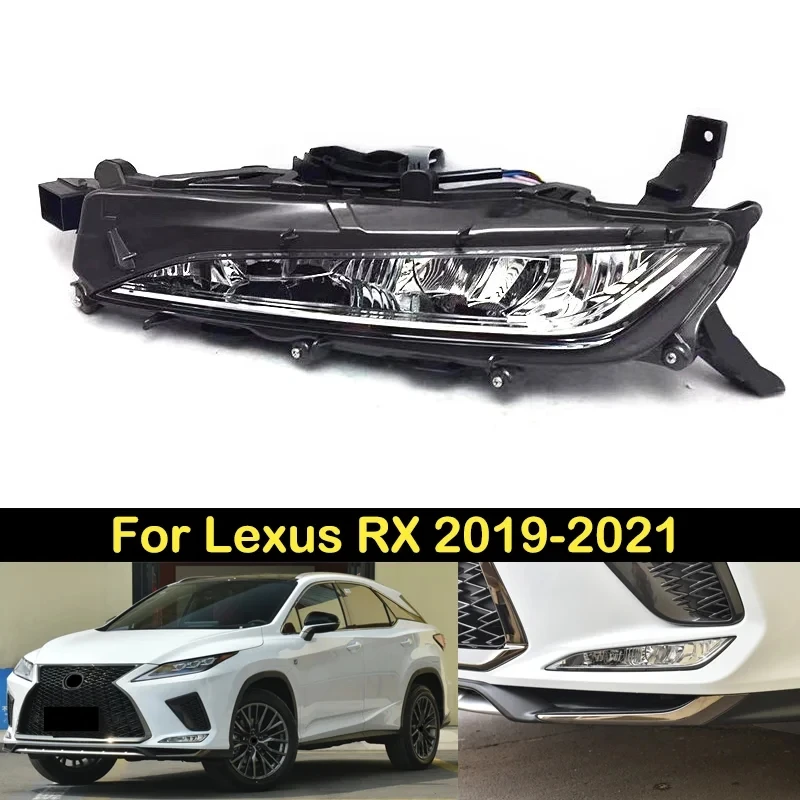 

LED Foglight DRL For Lexus RX 2019 2020 2021 RX300 RX450 Front bumper foglight foglamp Assembly Daytime running light