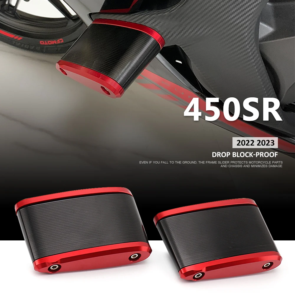 

For CFMOTO 450 SR 450sr 450SR 2022 2023 Frame Sliders Motorcycle Engine Protection Crash Pad Falling Protector Blue Red