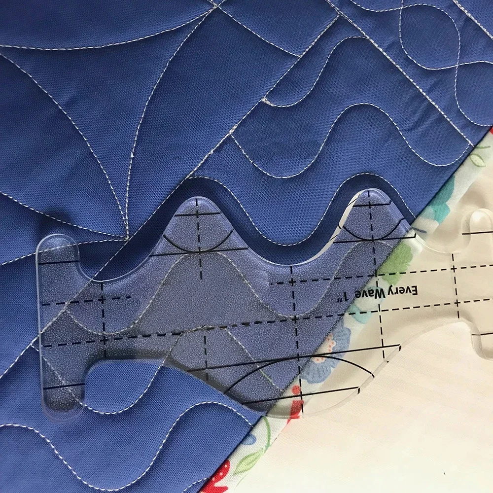 8 kind Quilters templates Ruler Every Curve Circle ruler Set Feather Plume ruler Clamshell ruler for domestic sewing machine