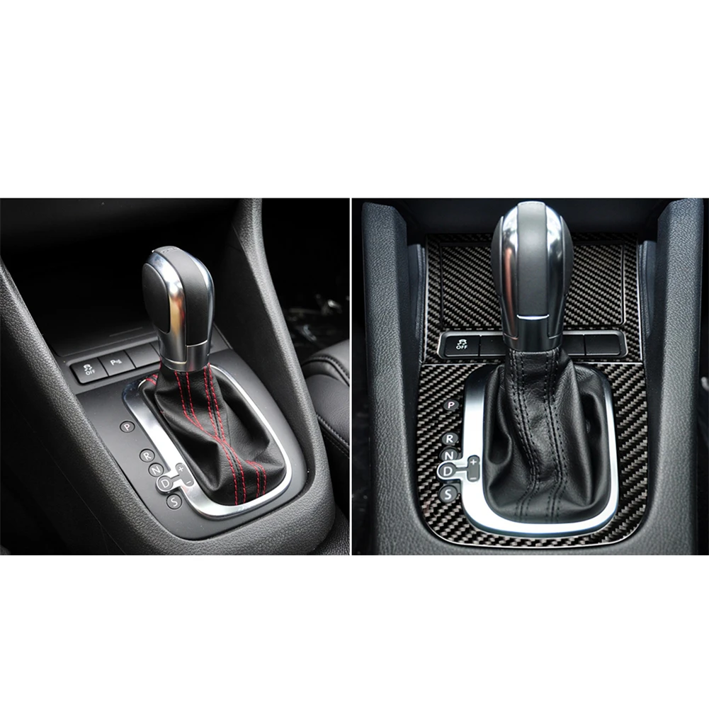 Car imitation Carbon Fiber Stickers For Volkswagen Golf 6 MK6 GTI 2008 2009 2010 2011 2012 Car Interior Parts view 2