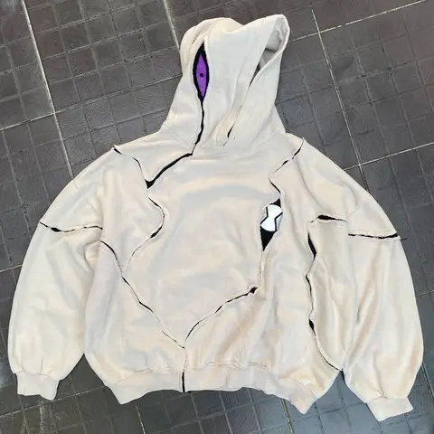 Couleur claire épissage Vintage esthétique décontracté pulls à capuche hommes et femmes polyvalent classique vestes Harajuku à manches longues