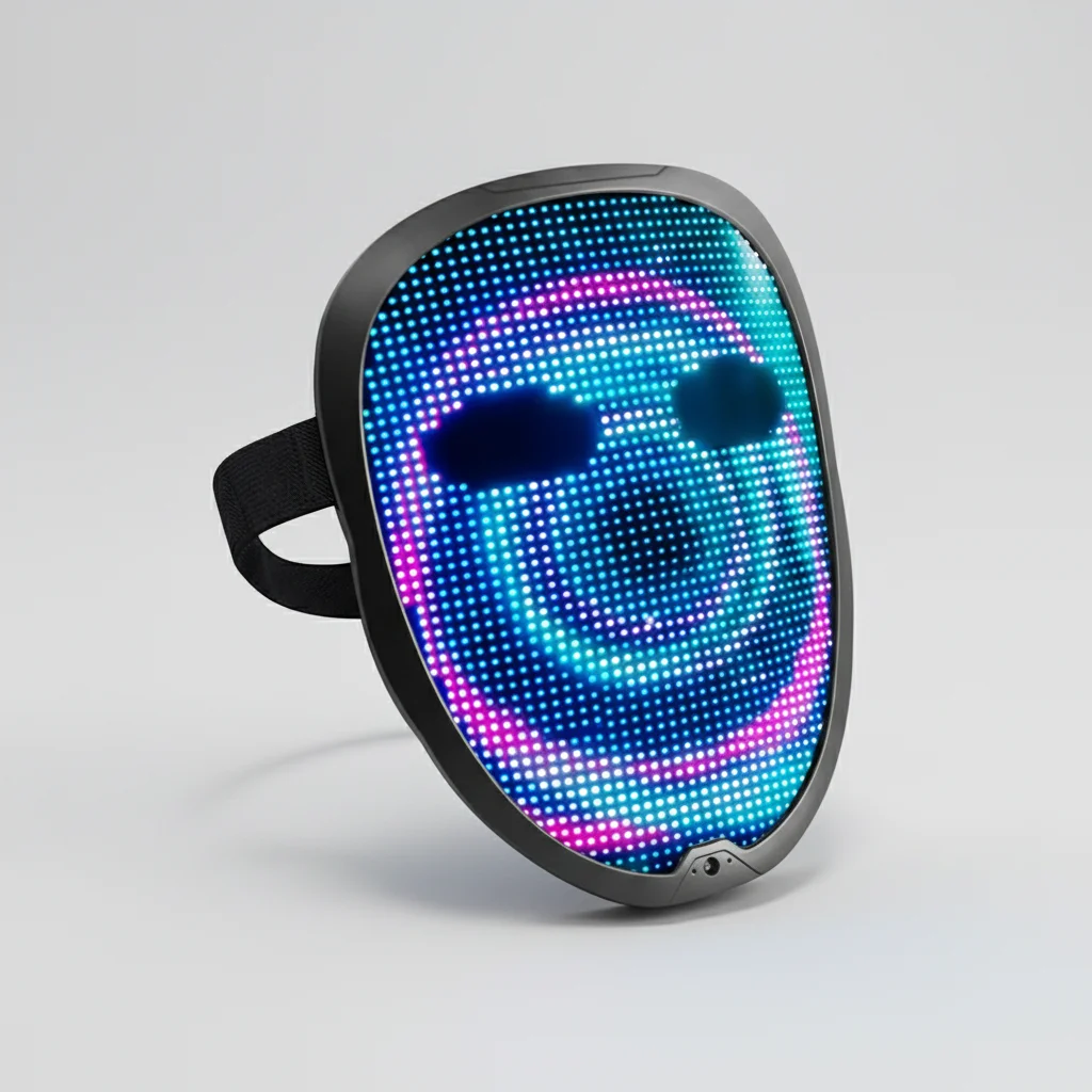 maschera-led-intelligente-per-halloween-con-controllo-bluetooth-tramite-app-programmabile-luminosa-personalizzabile-con-foto-vendita-all'ingrosso