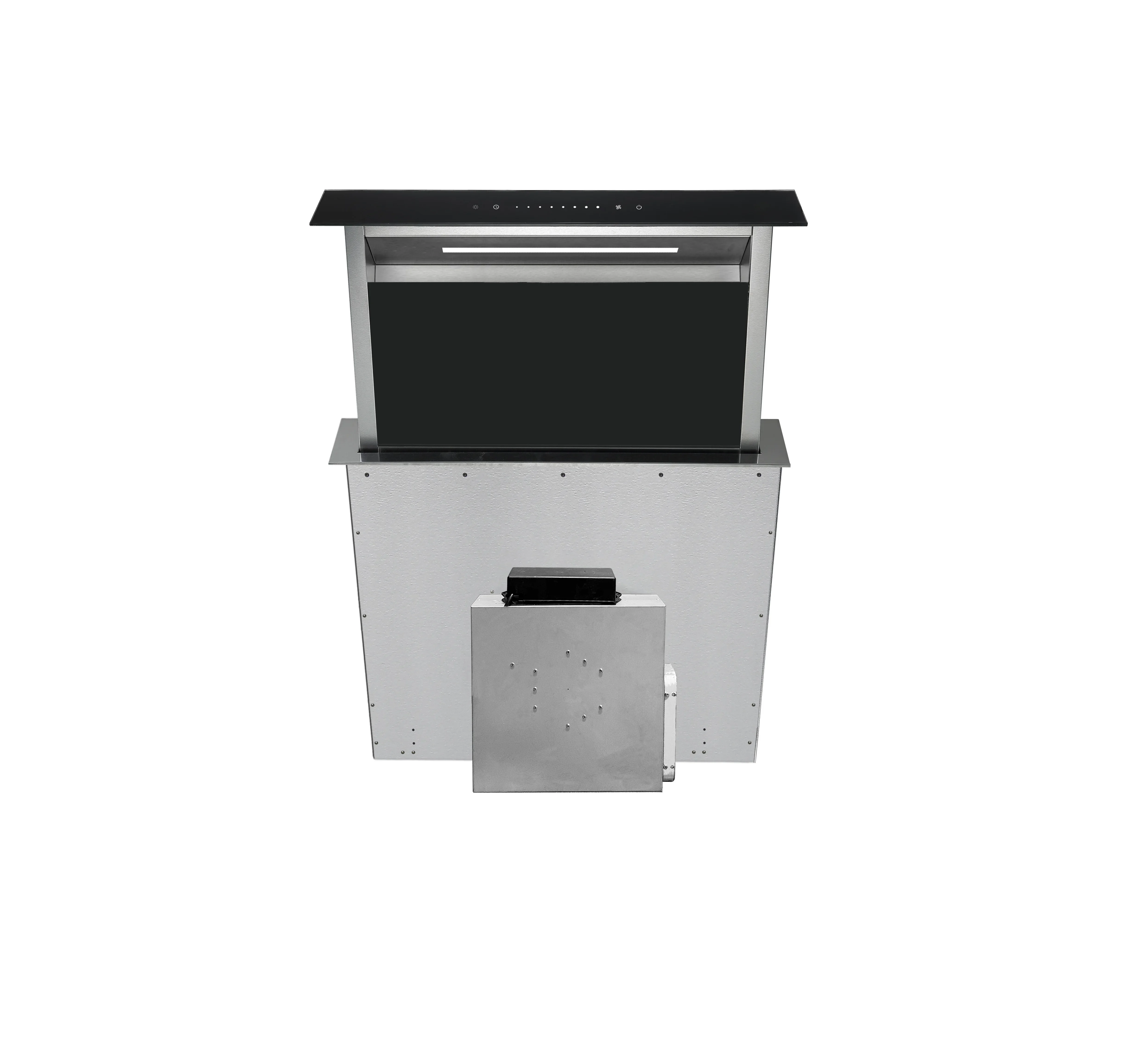 Range HoodHot Sales Downdraft Hood With Flat Motor System Space Saving Downdraft Cooker Hood