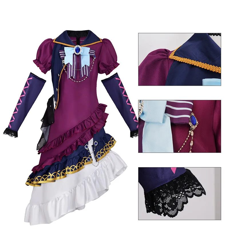 

BanG Dream! Roselia Sayo Hikawa Anime Cosplay Dress Set