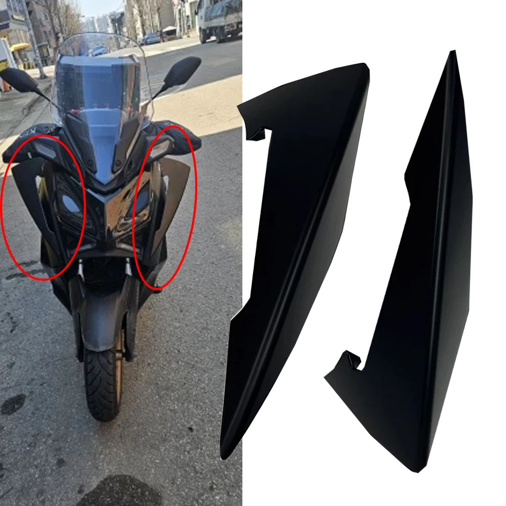 

Крылышки XMAX300 для Yamaha X-MAX 2023 2024 2025 XMAX 300, боковая панель, спортивный голый спойлер, обтекатель, аэродинамическое крыло, дефлектор ветра