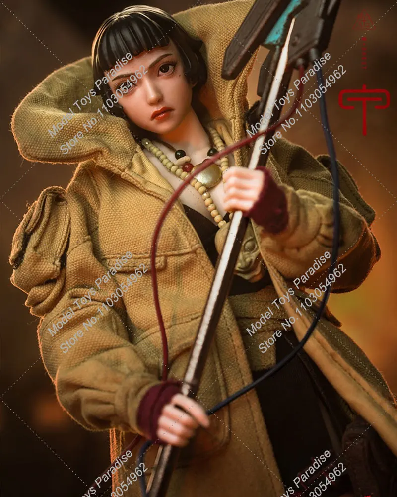 YMTOYS M-GHOST YMT077 1/6 Women Soldier Ghost Hunter Squad Jiazi Sister Full Set 12inch Action Figure Body Model