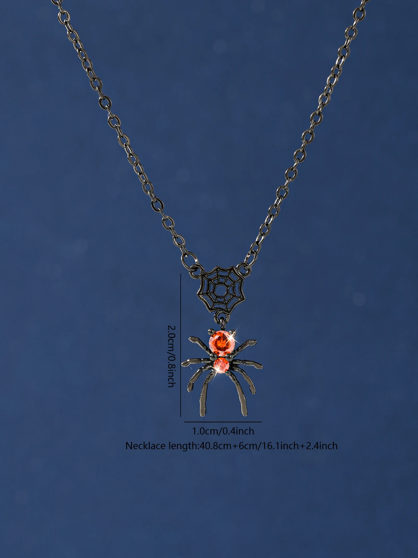 Hi Man Halloween Exclusive Necklace - Spider Pendant Design, Sweet Cool Temperament, Fashionable Women’s Holiday Gift