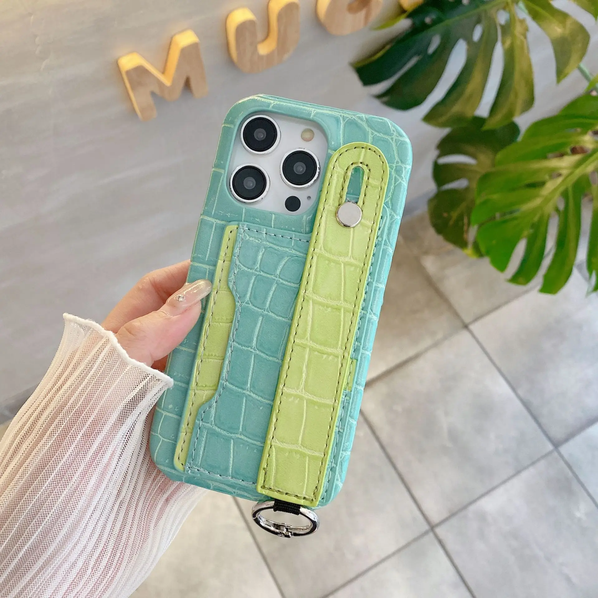 

Чехол из крокодиловой кожи для iPhone15 14 13 12 11ProMax XR XSMax