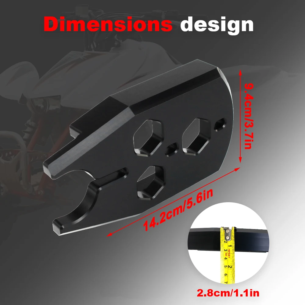 ATV Cadeia Guia Slider para Honda TRX450R, Acessórios Protetor de Cadeia, Swingarm, 2004-2010, 2011, 2012, 2013, 2014