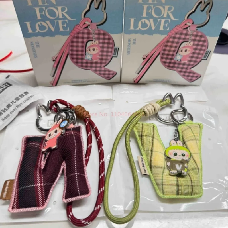 Picture 7: In Stock Official Popmart The Monsters Heart Code Series Trendy Play Blind Box Letter Decorative Pendant Holiday Gift Toys