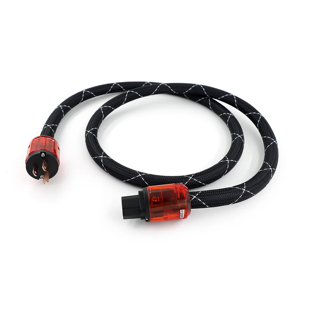 

Кабель питания аудио премиум-класса 6N-OFC с тройным экранированием и штепсельной вилкой Schuko (класс HiFi) ​