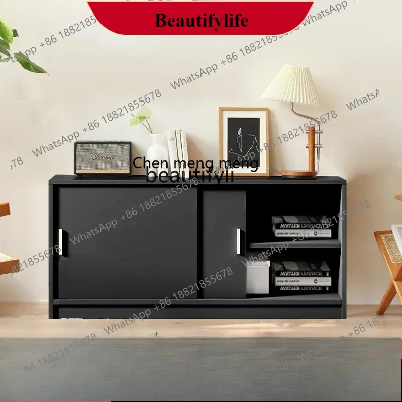 G153 Nordic living room against the wall storage cabinet bedroom window sill balcony locker wardrobe