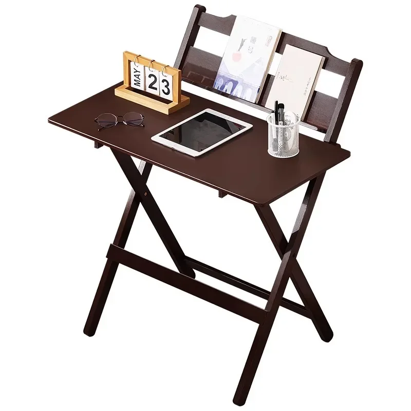 

Folding desk computer desk dormitory flat bedroom retractable reading and writing office