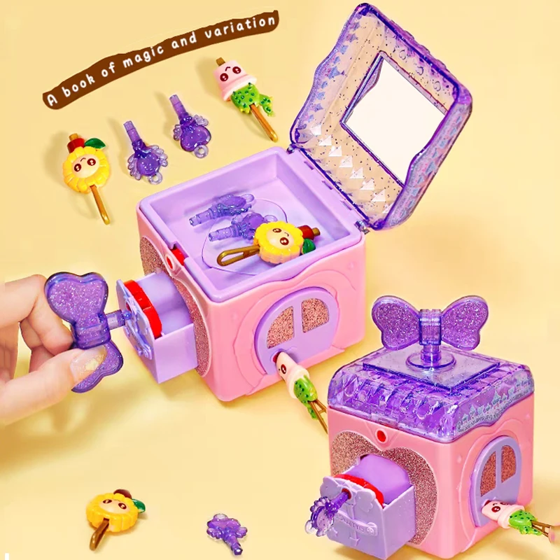 3D Maze Treasure Chest With Lock Key DIY Blind Box Play Unlock Game Educational Toys For Children Princess Girl Birthday Gift