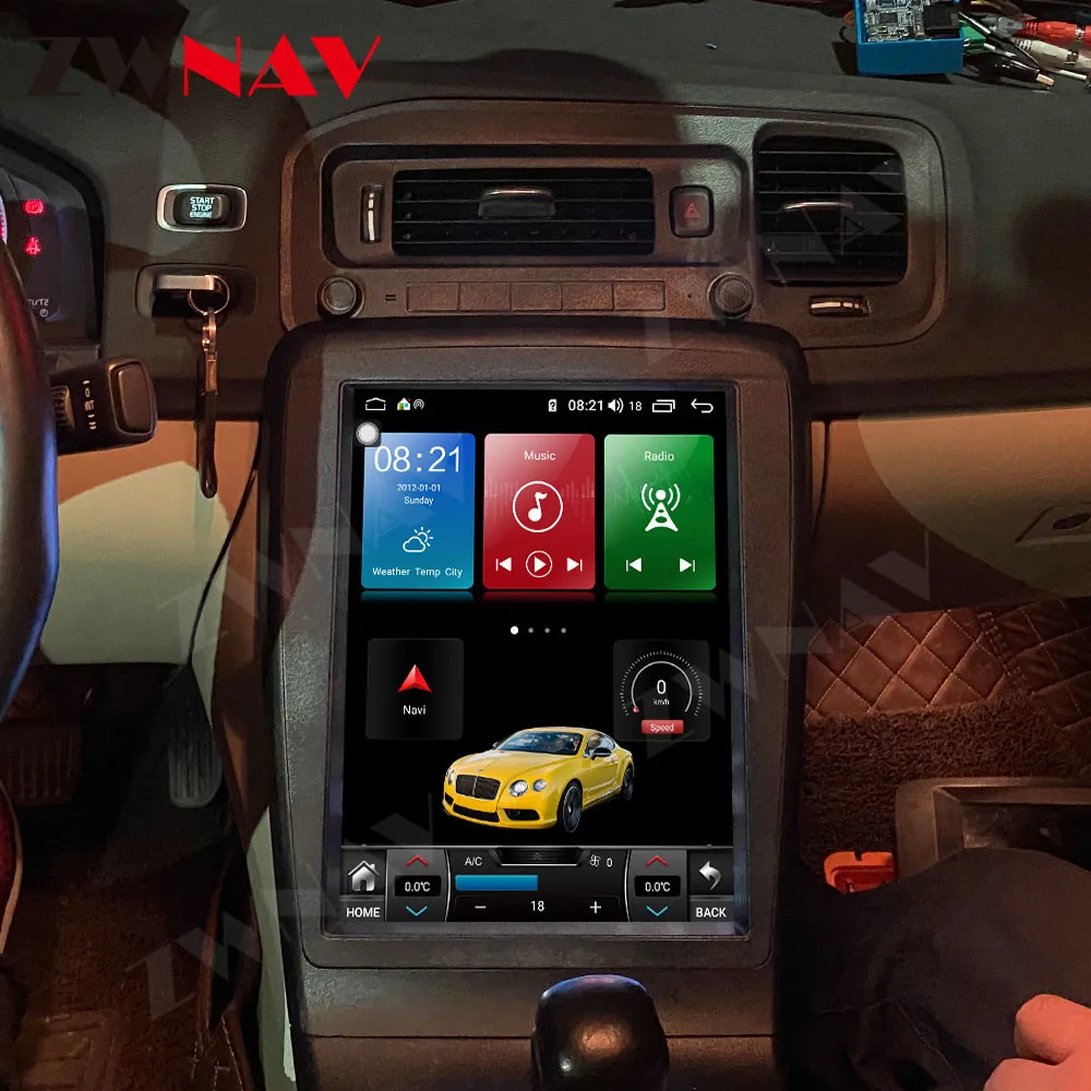 

Voice control Carplay Video For Volvo S60 2011~2017 GPS Navigation Car Radio Android Multimedia Player Auto Touch Screen