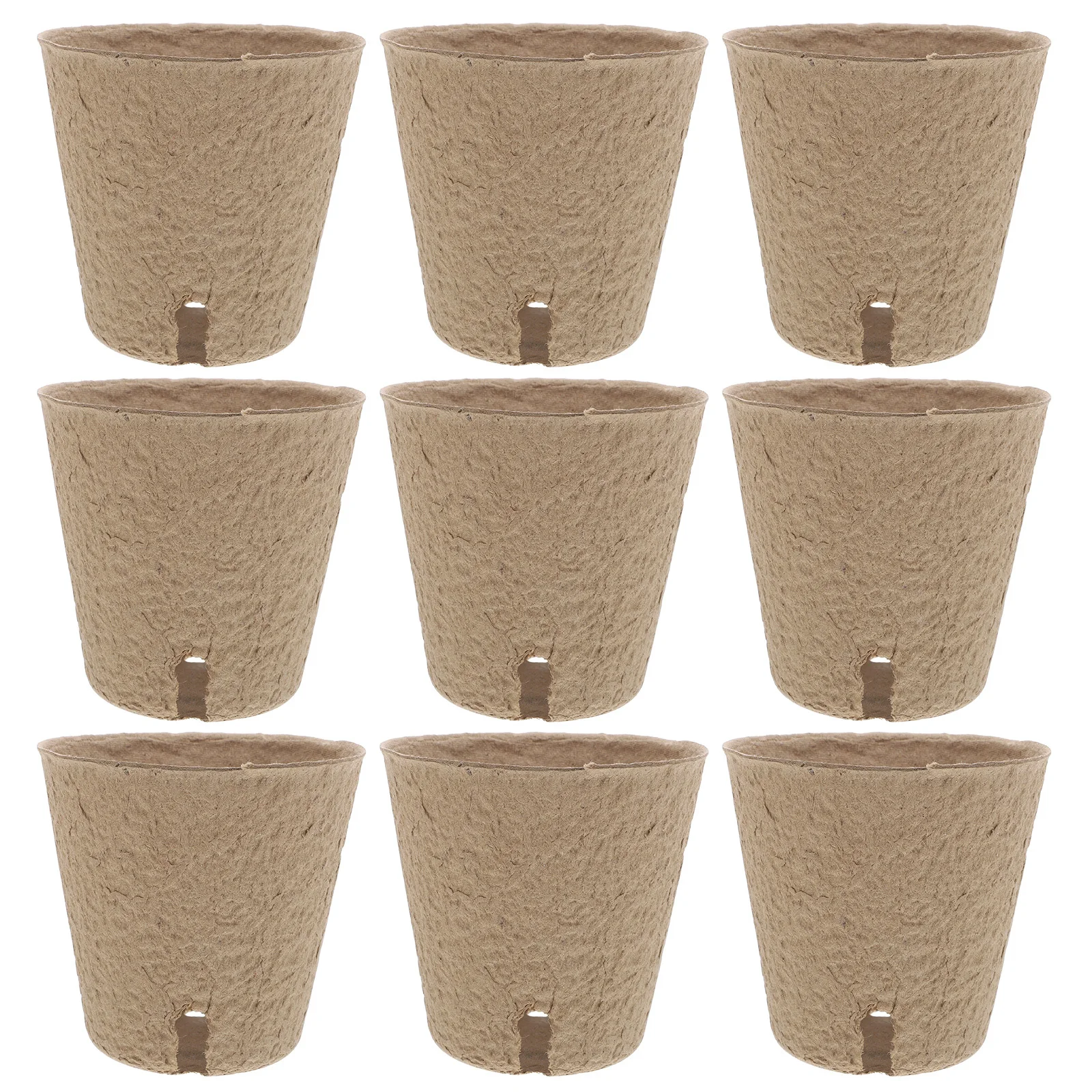 

50Pcs Nursery Cup Set Paper Planter Pots DIY Craft Small Germination Starter Pots with Drainage Holes for Gardening and