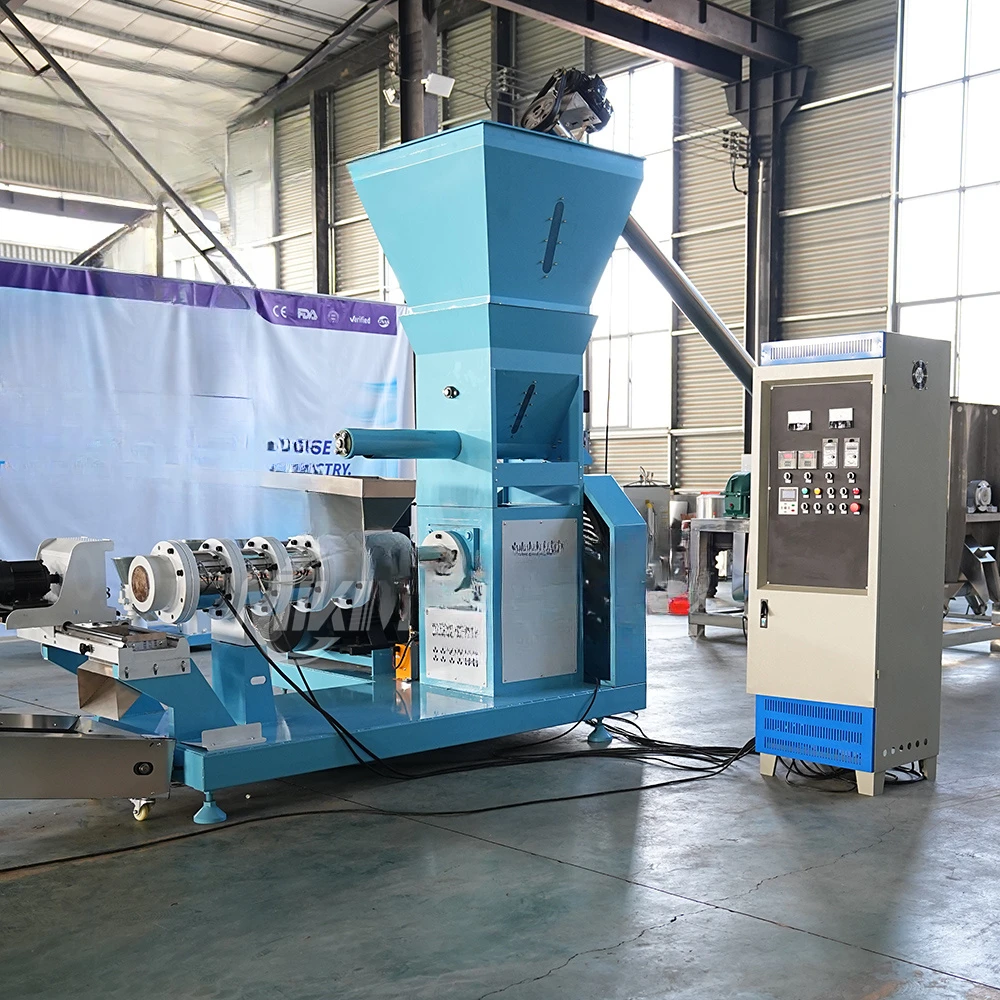 Feed Processing Machines Pellet Making Farm Pet Cat Dog Rabbit Shrimp Feed Extruder Granulator Machine Fish Feed Making Machine