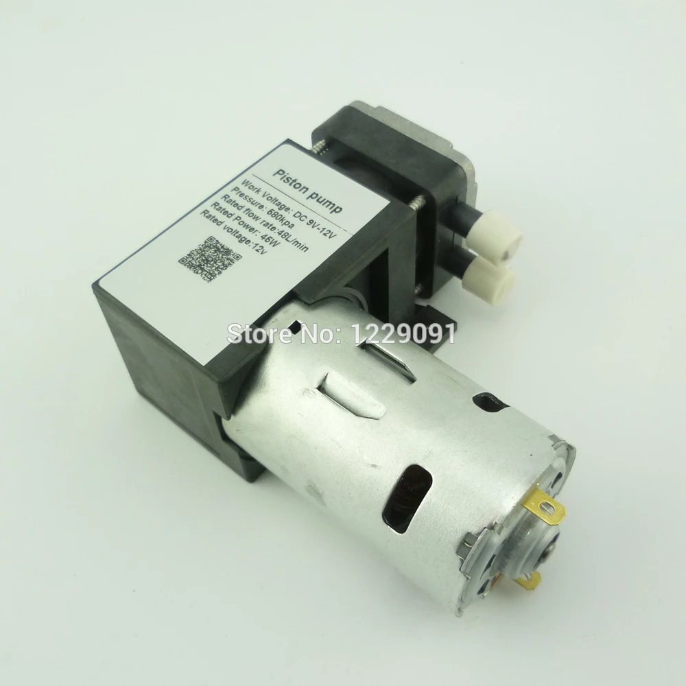 Nuotrilin 45W 6v 9v 12v 24v dc mini Air Pump Electric Vacuum pump 85kpa 48L/Min Air Flow