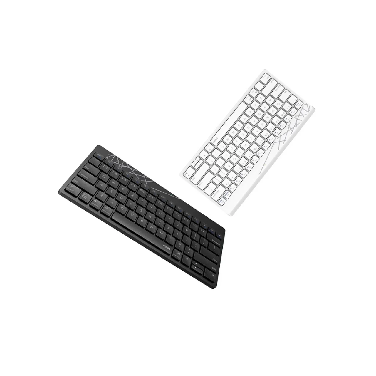 Wireless silent keyboard and mouse set, suitable for tablets, office, home, small and portable