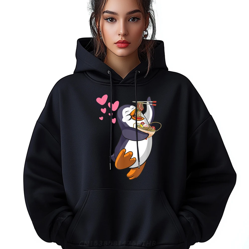 

Ramen Noodle Soup Bowl Chopsticks Penguins Flippers Penguin Mens Clothing Plus Size Sale Hoodie For Men England Style