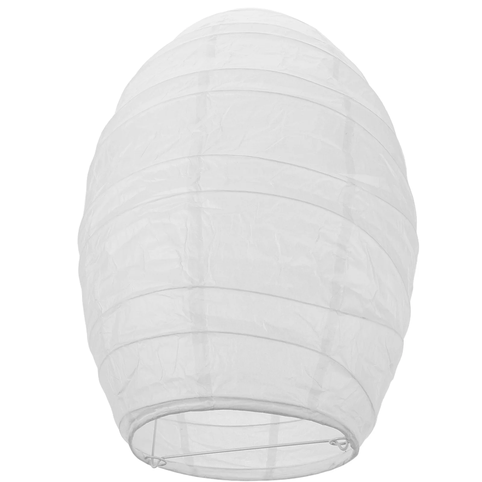 

Белый овальный бумажный фонарь, абажур ручной работы, складной подвесной светильник, абажур для витрины магазина, торговый центр, декор вестибюля отеля, потолочный светильник