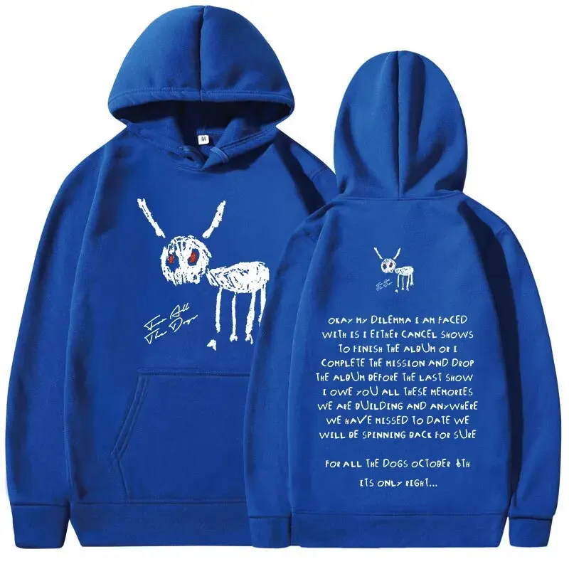 Autumn Rapper Drake For All The Dogs Print Hoodies Men Women New Fashion Sweatshirts Hoodie Pullovers Tracksuits Unisex Clothing