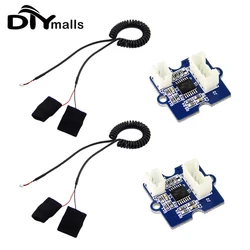 2PCS Grove GSR Skin Current Sensor Skin-detect Moisture Conductance Cinductivity Sensor Module for Arduino