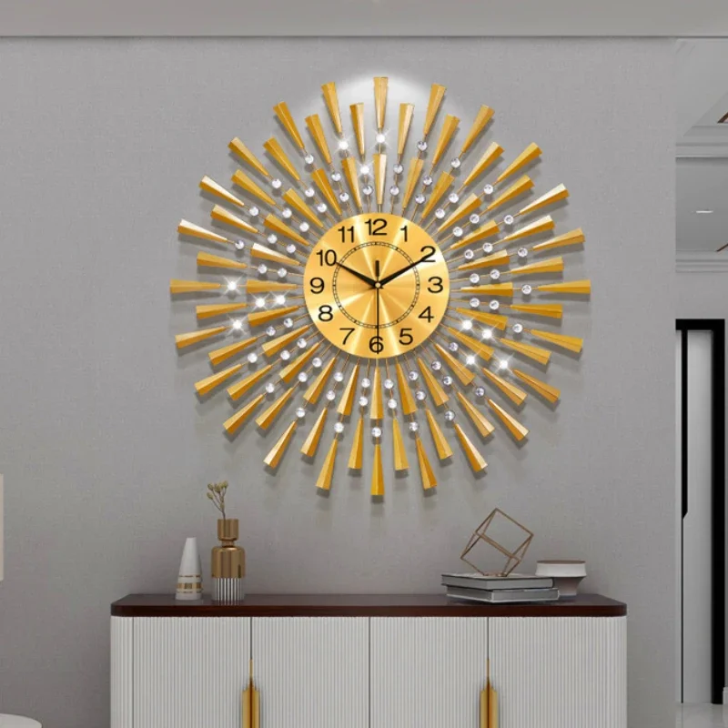 Living Room Decorative Clock Large 3d Wall Clock Hot Deals Decor Clocks Home Garden