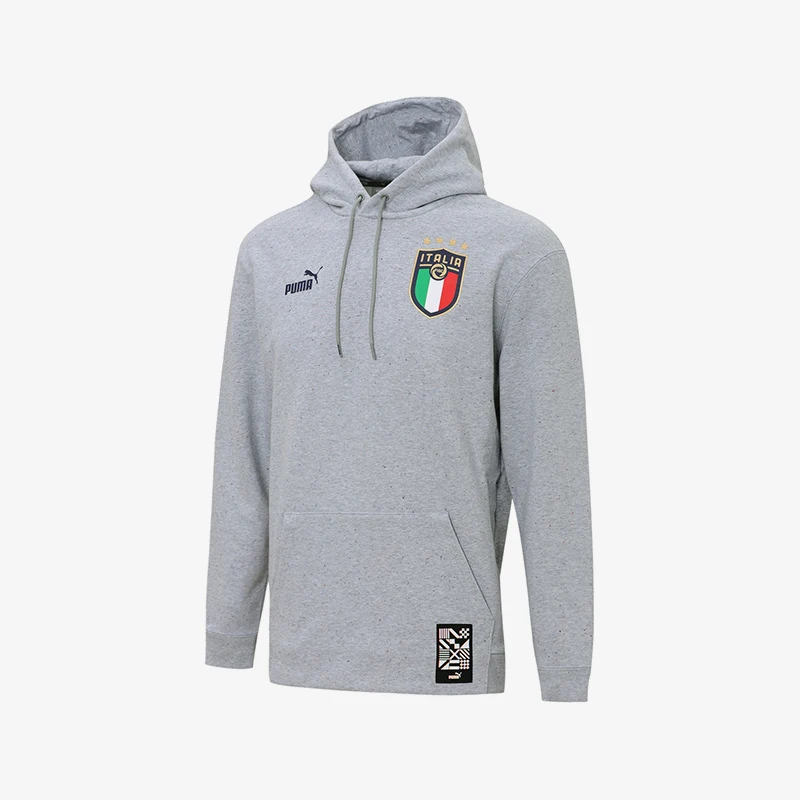 Sudadera con Capucha PUMA Auténtica Italiana FIGC para Hombre, Deportiva, Cómoda, de Manga Larga, 767136-16
