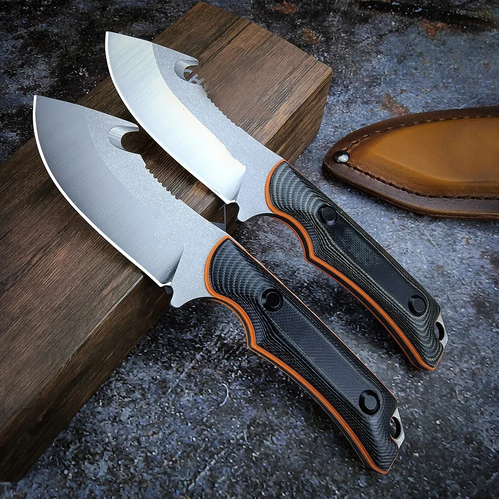 

Тактический карманный нож высокой твердости 15018, охотничий уличный нож с фиксированным лезвием, многофункциональные инструменты для выживания в дикой природе с ручками G10