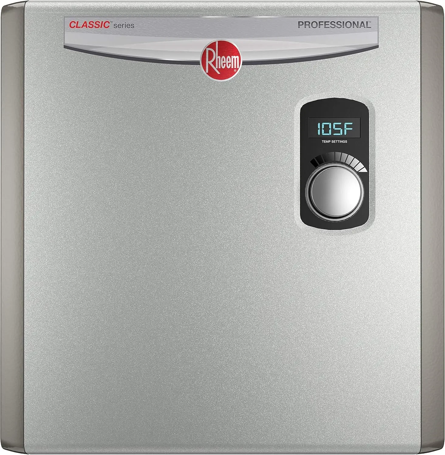 24kW 240V Electric Tankless Water Heater, Gray