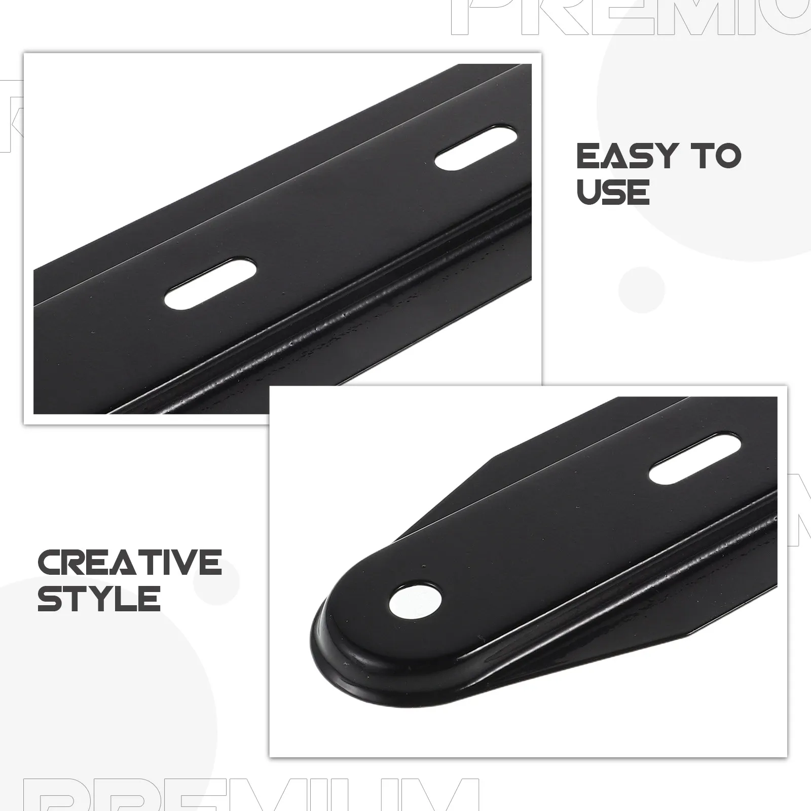 

2pcs Electric Heater Caster Bracket Metal Support Base For Oil Filled Radiator Mobility Wear-Resistant Replacement Parts