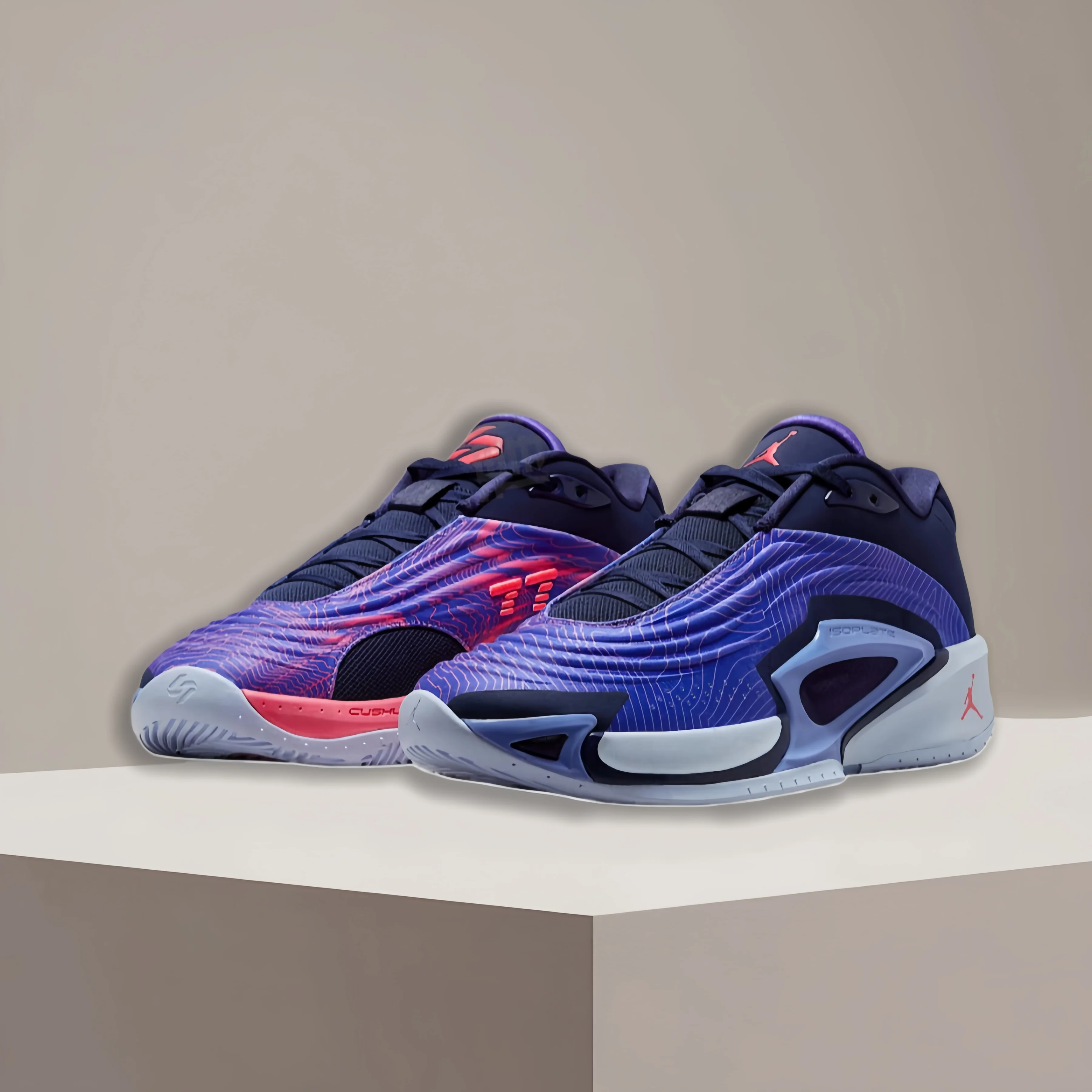 حذاء كرة السلة Nike Air Jordan 1 Luka Dončić 3 PF للجنسين مع وسادة مريحة - أرجواني FQ1285500